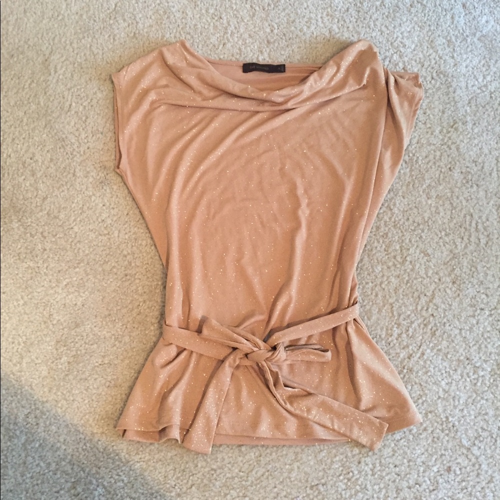 Glittery Glam Gold Top